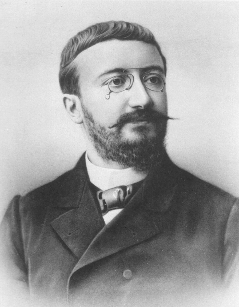 a portrait of Alfred Binet, the author of the Stanford-Binet iq test 